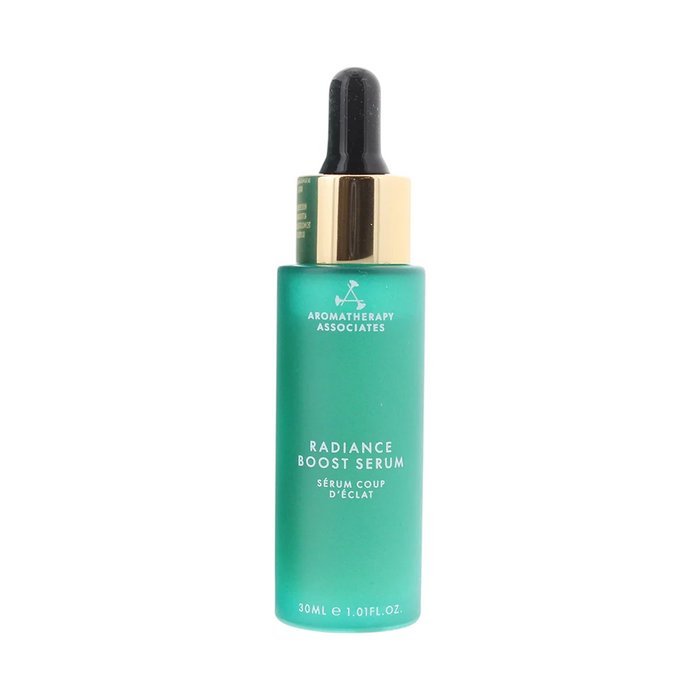 Ser de față Aromatherapy Associates Radiance Boost Serum, iluminator și protector, zi și noapte, 30 ml