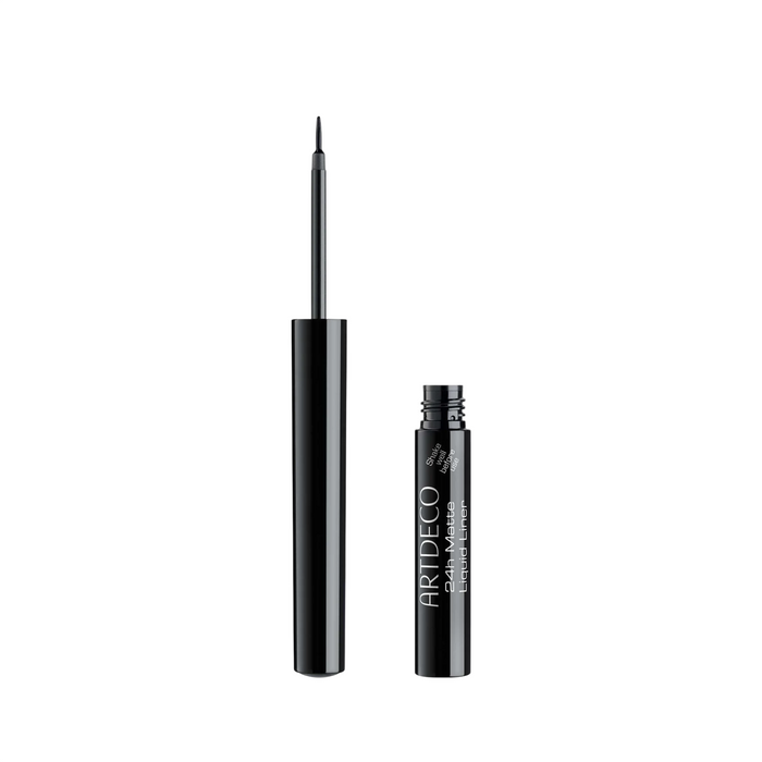 Tuș de ochi lichid ArtDeco 24H Matte, rezistent la apă, finisaj mat, nuanța 71 Negru profund, 1,7 ml