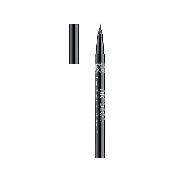 Tuș de ochi lichid ArtDeco, rezistent la apă, negru profund, 0,38 ml