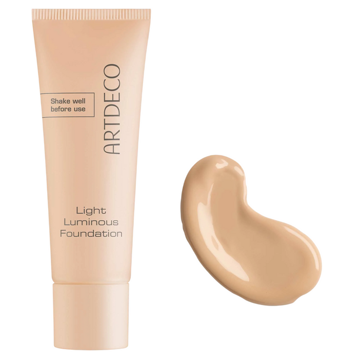 Fond de ten lichid ArtDeco Light Luminous, finisaj natural, nuanța 14 Warm Beige Sand, 25 ml
