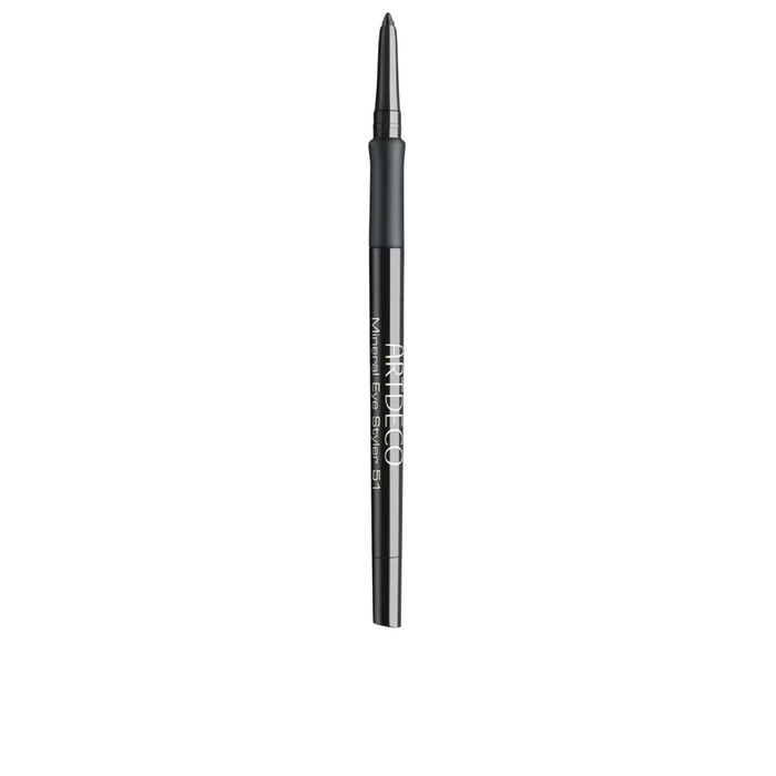 Tuș de ochi în gel ArtDeco Mineral Eye Styler, retractabil, de lungă durată, nuanța 51 Mineral Black, 0.4 g
