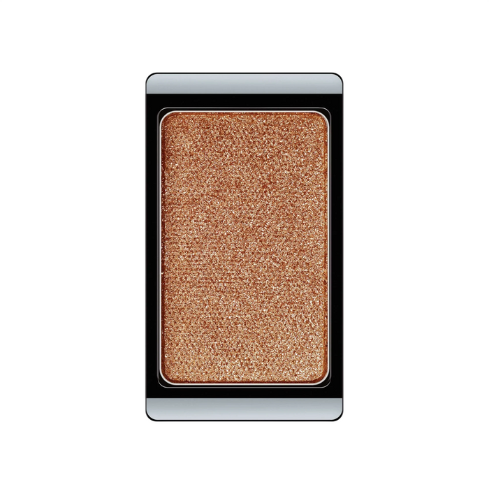 Fard de ochi pudră ArtDeco Whispers Of The Silk Road Collection, efect iluminator și strălucitor, nuanța 34A Pearly Golden Brown, reîncărcabil, 0,8 g