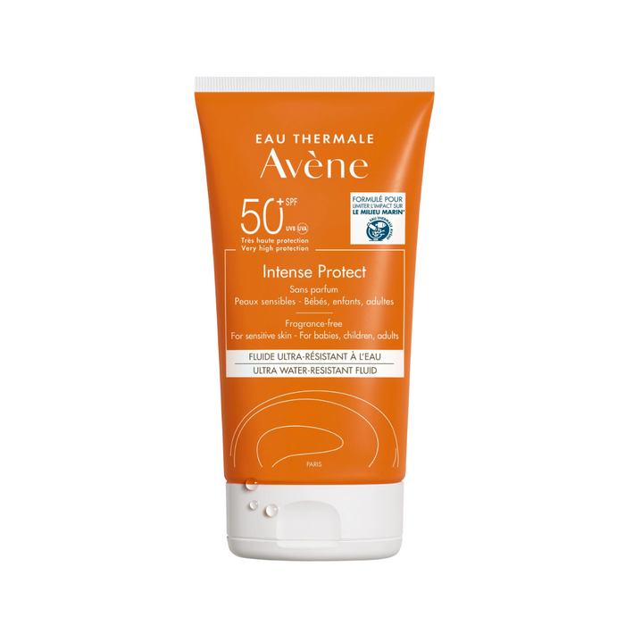Fluid de protecție solară Avene Intense Protect, pentru corp, SPF 50+, 150 ml