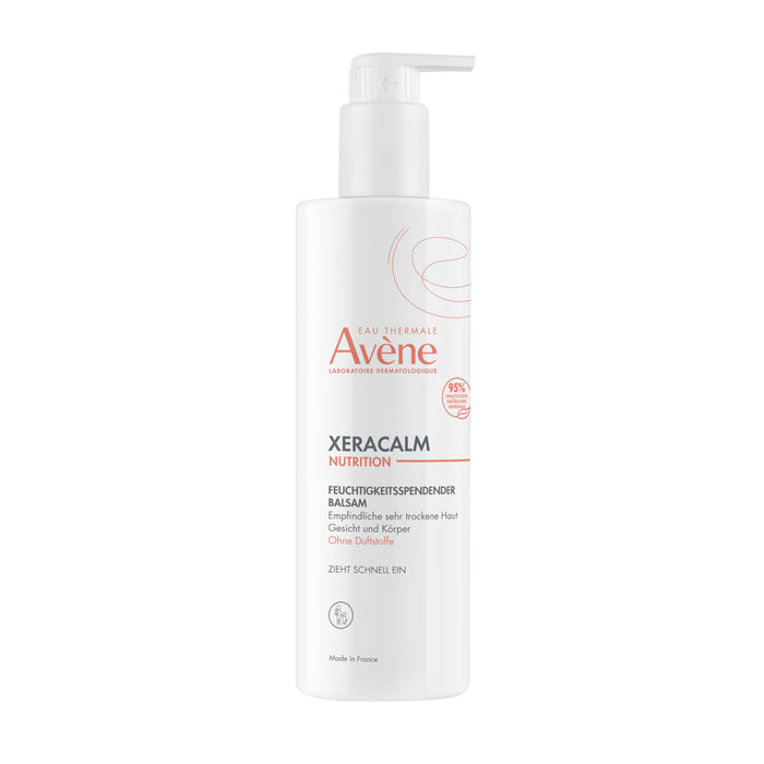 Balsam hidratant pentru față și corp Avene XeraCalm Nutrition, pentru piele sensibilă până la foarte uscată, 400 ml