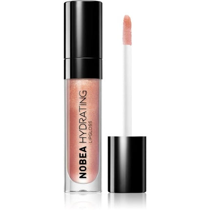 Lip Gloss Nobea Daytoday Hydrating Rosegold, cu aplicator, 7 ml