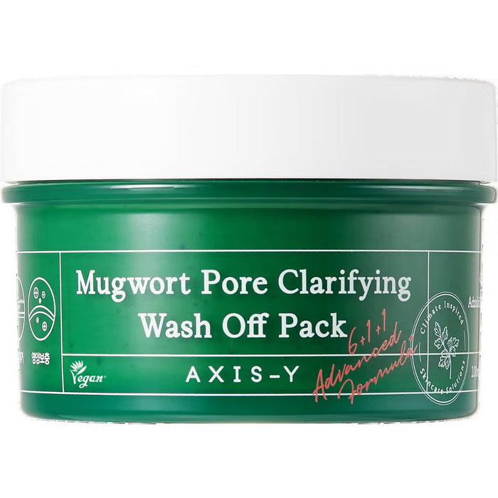 Mască de argilă Axis-Y Mugwort Pore Clarifying Wash Off Pack, pentru curățarea porilor, 100 ml