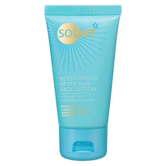 Loțiune după soare pentru față Superdrug Solait, hidratantă, răcoritoare, 50 ml, tester
