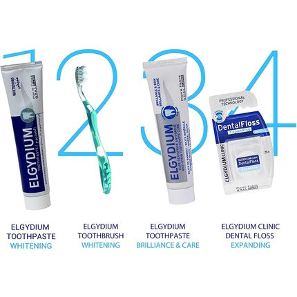 Periuță de dinți Elgydium Whitening Soft, albastru