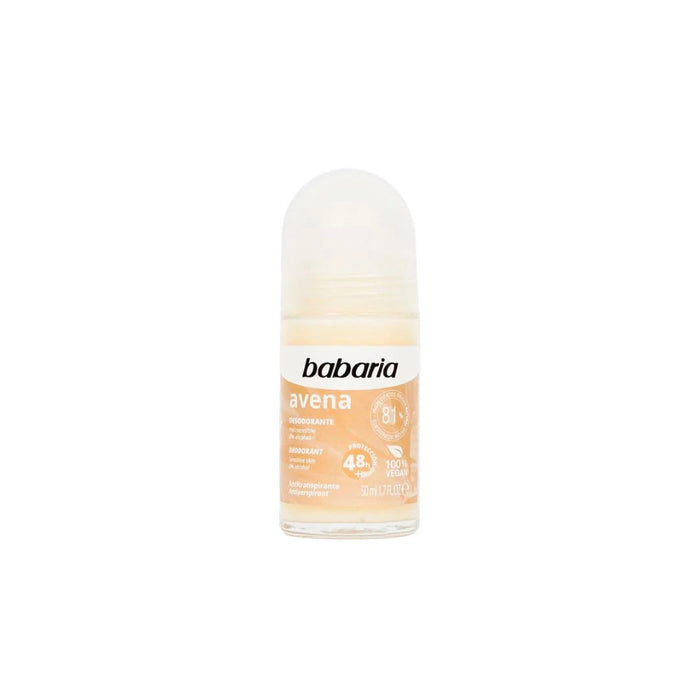 Deodorant roll-on Babaria Avena, protecție 48 h, pentru femei, 50 ml