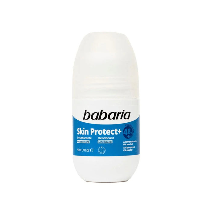 Deodorant roll-on Babaria Skin Protect+, antiperspirant, protecție 48 h, unisex, 50 ml