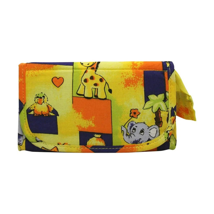 Geantă pentru cosmetice Bags Unlimited Jungle Mirror, cu oglindă, imprimeu multicolor