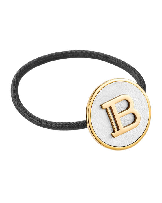 Elastic de păr Balmain Legacy, alb