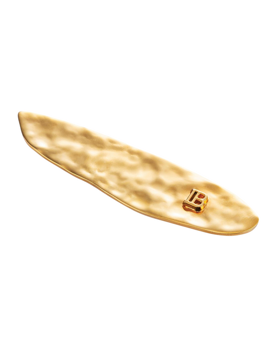 Clemă de păr Balmain Printemps Leaf, auriu