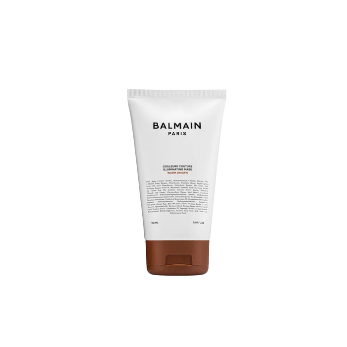 Mască de colorare a părului Balmain Professionnel Couleurs Couture, iluminatoare, nuanța Warm Brown, 150 ml