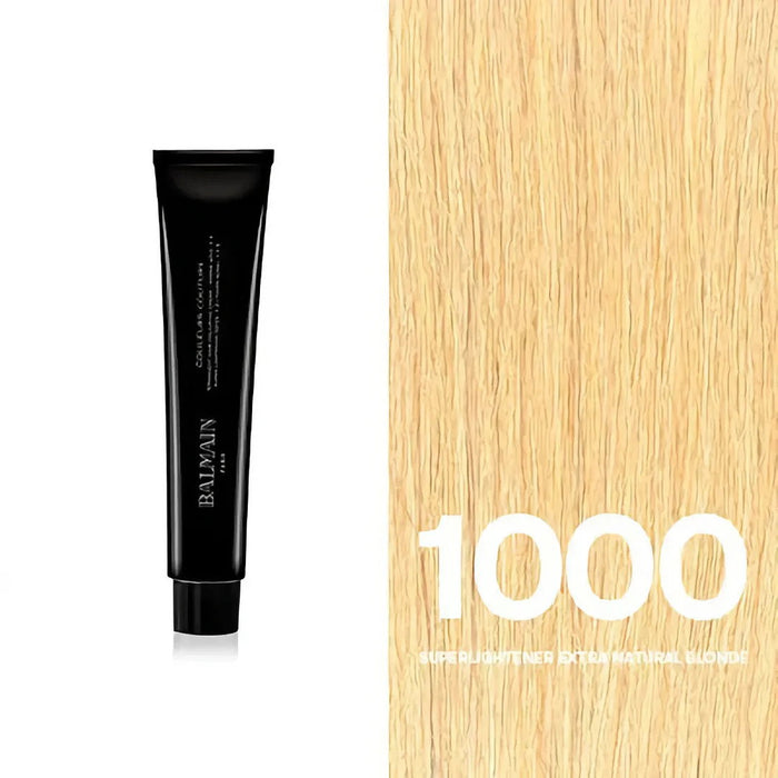 Vopsea permanentă de păr Balmain Professionnel Couleurs Couture, nuanța 1000 Superlightener Extra Natural Blonde, 60 ml
