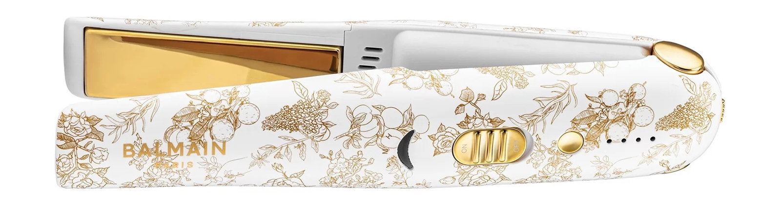 Placă de îndreptat părul cu abur Balmain Professionnel Limited Edition, White Gold