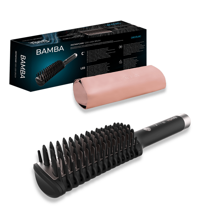 Perie de îndreptat părul Cecotec InstantCare 1200 Look Brush, 120–180 °C, 4,5 × 30 × 5 cm