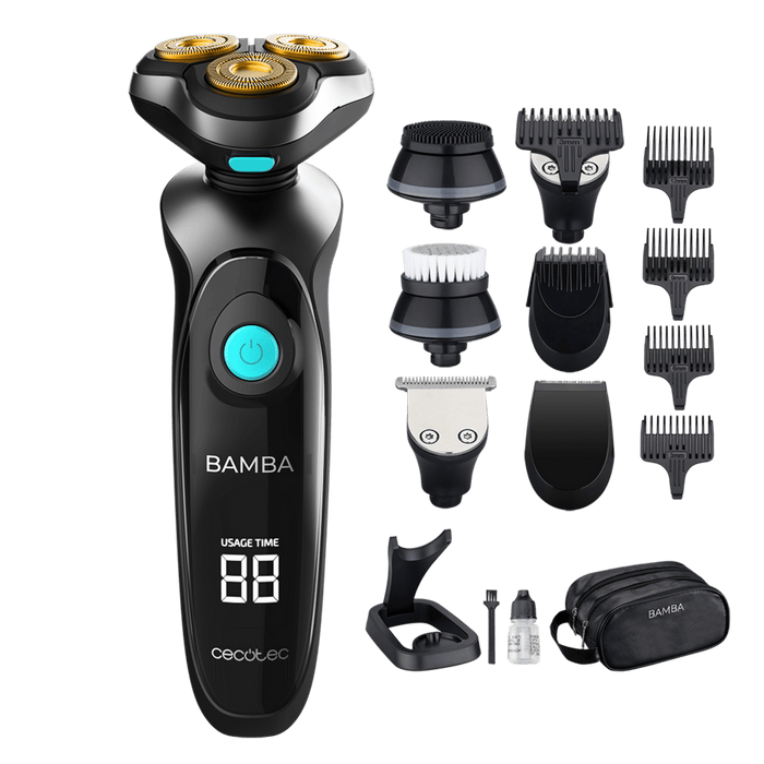 Aparat de bărbierit și tuns multifuncțional Cecotec PrecisionCare TwistGroom 10in1, 600 mAh, autonomie 80 min, IPX6