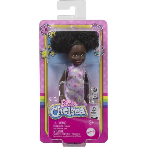Păpușă Mattel Barbie Chelsea Family & Friends, păr afro, 3+ ani