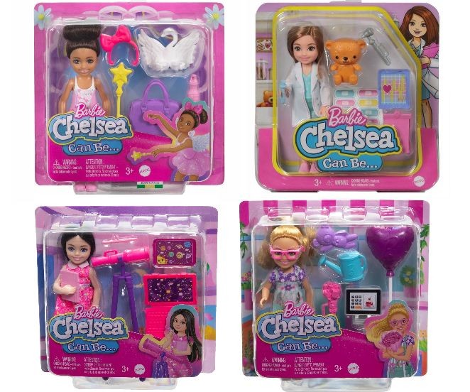 Păpușă Mattel Barbie Chelsea Can Be..., diverse modele, 3+ ani