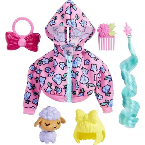 Set de joacă Mattel Barbie Extra, animăluțe de companie cu accesorii, diverse modele, 3+ ani