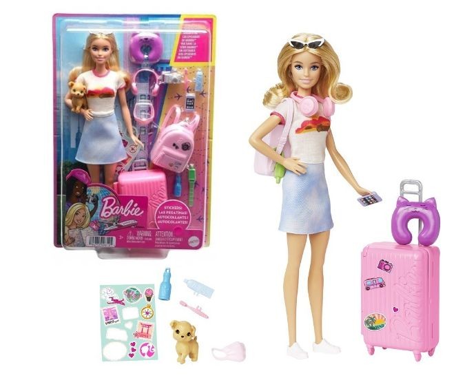 Păpușă Mattel Barbie Dreamhouse, Călătoare cu accesorii, 3+ ani