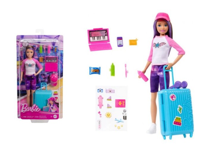 Păpușă Mattel Barbie Skipper călătoare, cu accesorii, 3+ ani