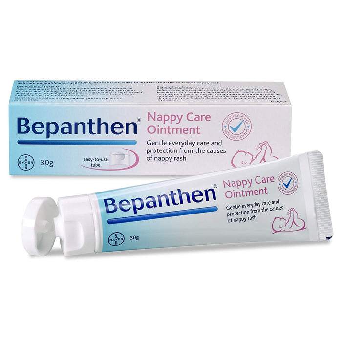 Unguent Bayer Bepanthen Nappy Care, pentru zona scutecului, 30 g