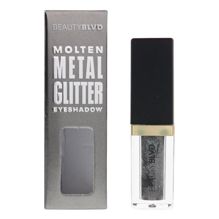 Fard de pleoape lichid Beauty Blvd Molten Metal Glitter, nuanța Melisant, 4.5 ml