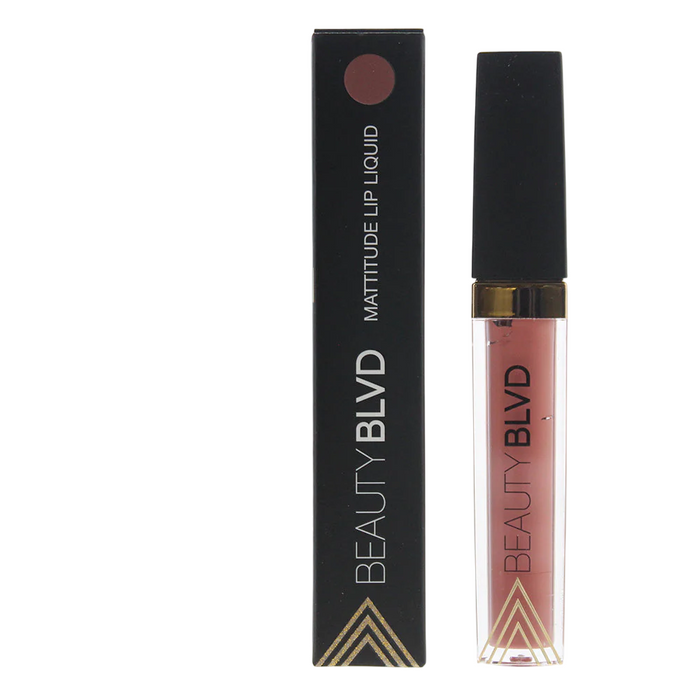 Ruj lichid BeautyBLVD Mattitude, mat, nuanța Remedy, 5 ml