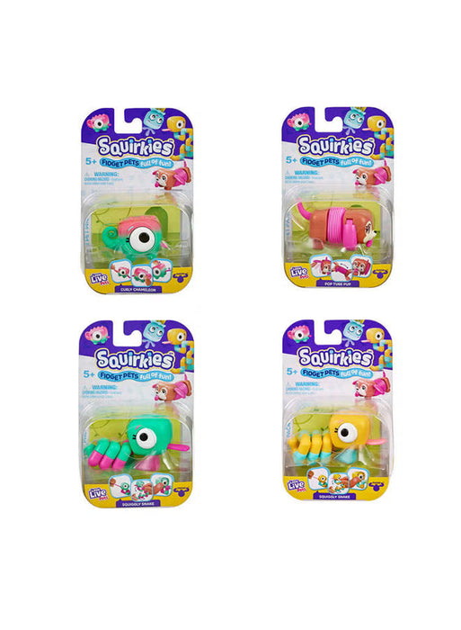 Jucărie senzorială Moose Little Live Pets Squirkies Fidget Pets, diverse modele, 5+ ani