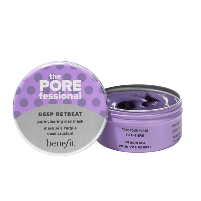 Mască de argilă Benefit The POREfessional Deep Retreat, pentru curățarea porilor, 75 ml