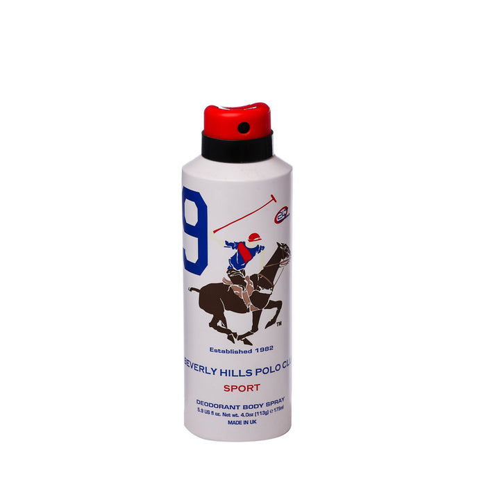 Deodorant spray Beverly Hills Polo Club 1982 - Sport 9, antiperspirant, pentru femei, 150 ml