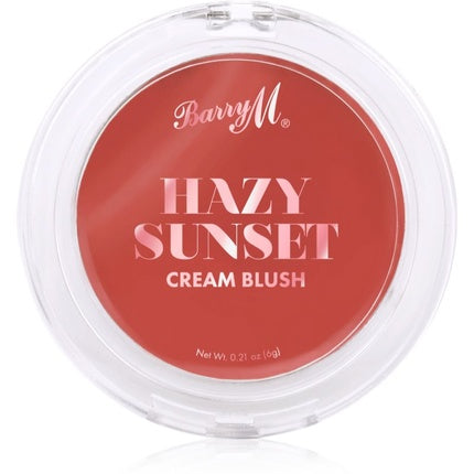 Blush Barry M Hazy Sunset, cremă, culoare roșu-portocaliu