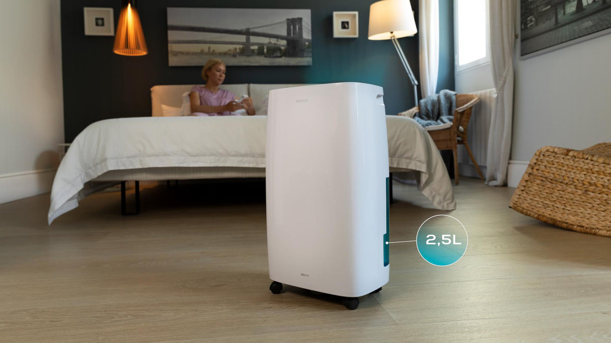 Dezumidificator Cecotec BigDry 4000 Expert Connected, 10 l/zi, rezervor 2,5 l, Wi-Fi