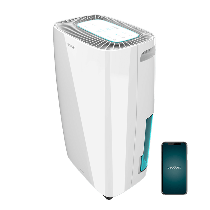 Dezumidificator Cecotec BigDry 4000 Expert Connected, 10 l/zi, rezervor 2,5 l, Wi-Fi