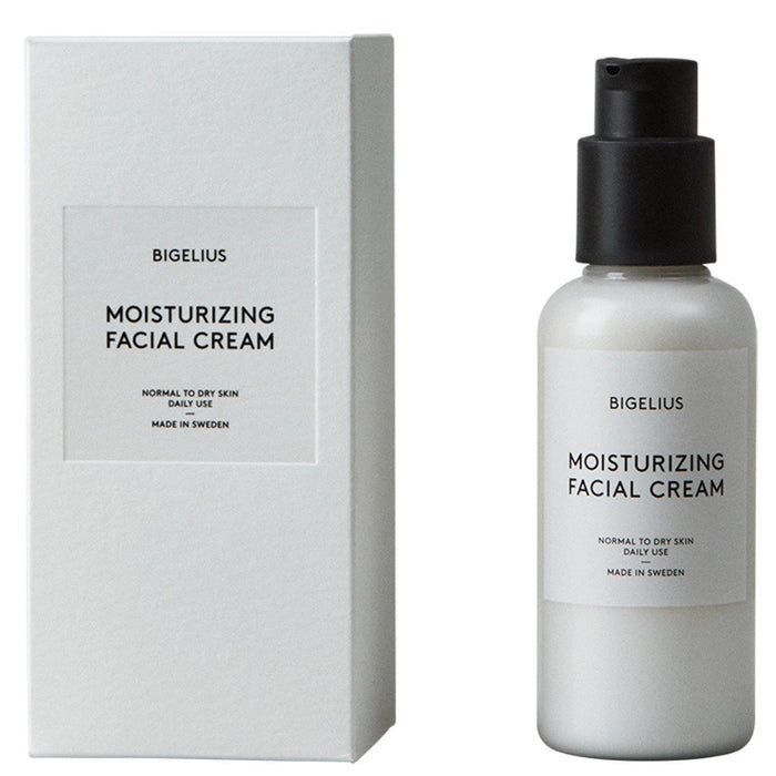 Cremă de față Bigelius Moisturizing Facial Cream, fermizantă și hidratantă, pentru ten normal până la uscat, 100 ml