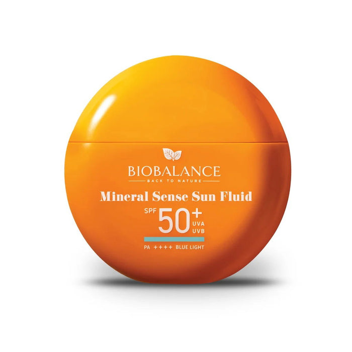 Fluid de protecție solară pentru față Bio Balance Mineral Sense Sun, SPF 50, 40 ml