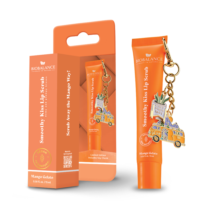 Exfoliant de buze Bio Balance Smoothy Kiss, Mango Gelato, 15 ml