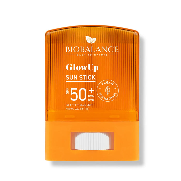 Stick de protecție solară Bio Balance Glow Up, rezistent la apă, SPF 50+, 19 g