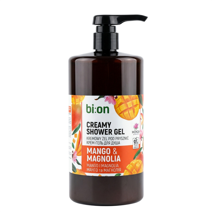 Gel de duș Bio Naturell Mango & Magnolia, cremos, pentru toate tipurile de piele, 946 ml