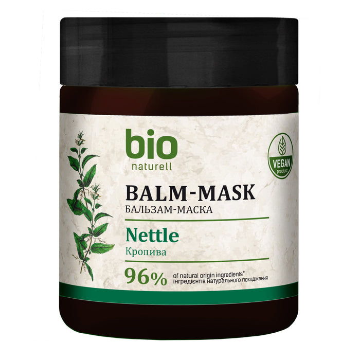 Mască de păr Bio Naturell Nettle & Panthenol, regeneratoare, 480 ml
