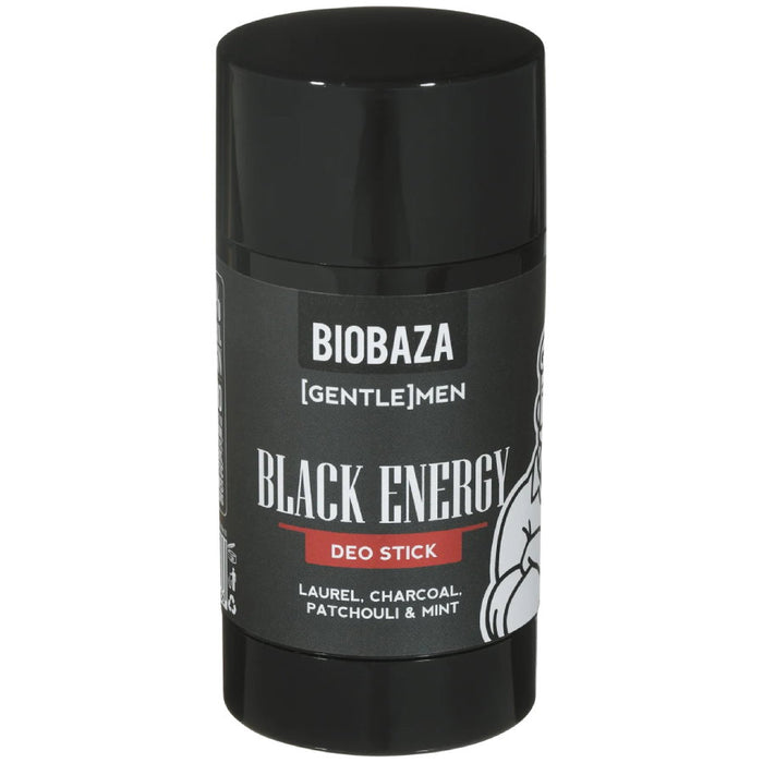 Deodorant stick Biobaza Black Energy, pentru bărbați, ingrediente naturale, 50 ml