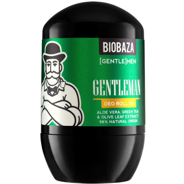 Deodorant roll-on Biobaza Gentlemen, antiperspirant, cu Aloe Vera, pentru bărbați, 50 ml