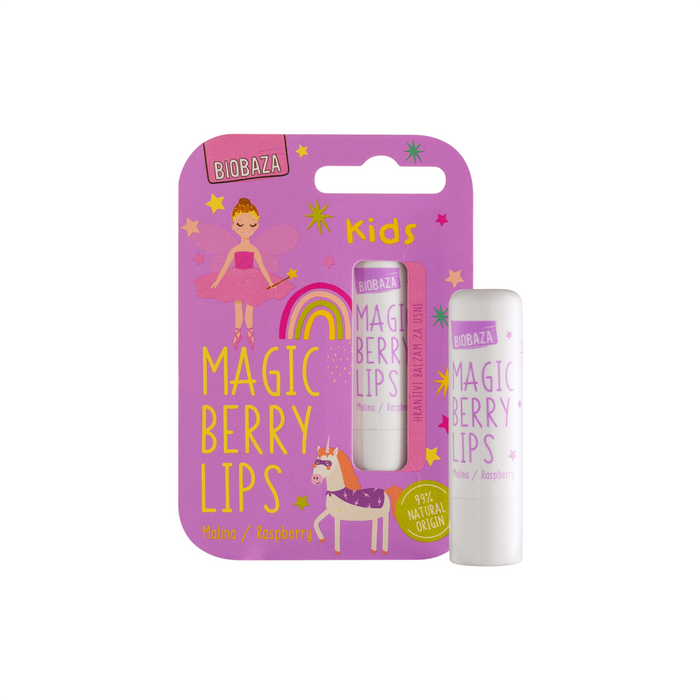 Balsam de buze Biobaza Magic Berry, hidratant, 4,5 g