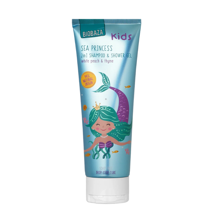 Gel de duș și șampon 2 în 1 Biobaza Sea Princess, pentru copii, 250 ml