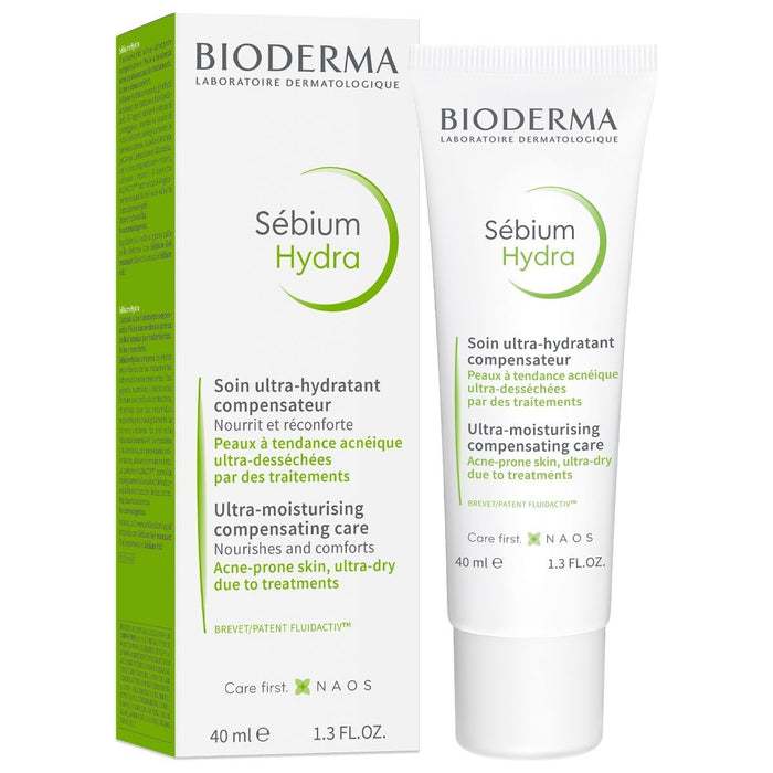 Cremă de față Bioderma Sébium Hydra, ultra-hidratantă, pentru ten cu tendință acneică, 40 ml