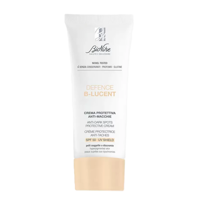 Cremă de față BioNike Defence B-Lucent, anti-pete pigmentare, SPF 50+, 40 ml