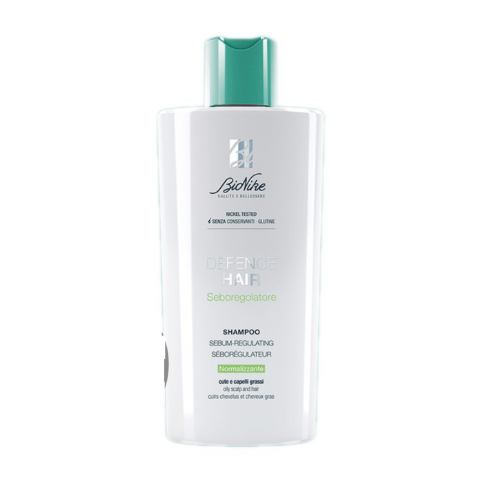 Șampon BioNike Defence Hair, purifiant și sebo-reglator, pentru scalp și păr gras, 200 ml