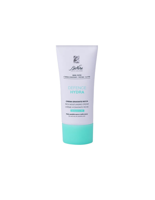 Cremă de față BioNike Defence Hydra, hidratantă, bogată, de zi și de noapte, 50 ml